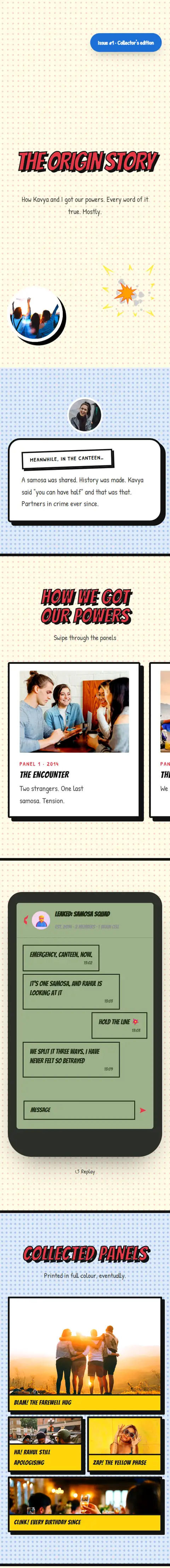 Besties: The Origin Story, a friendship website