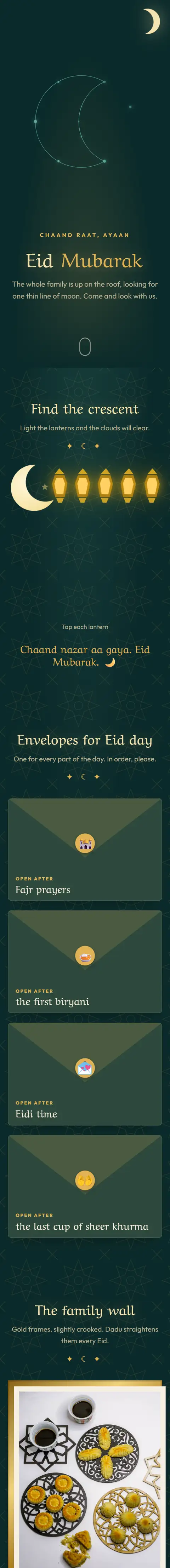 Eid Mubarak, a eid website