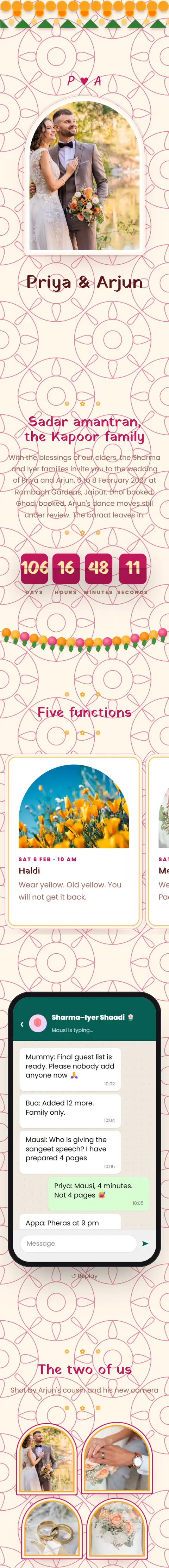 Shubh Vivah, a wedding website