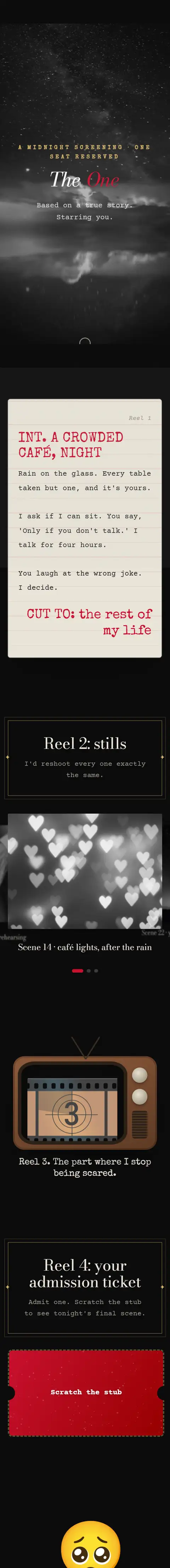 Midnight Proposal, a proposal website