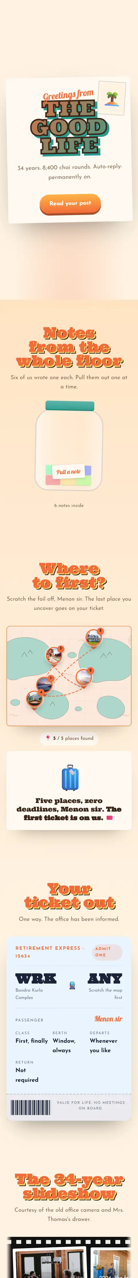 Greetings From Retirement, a retirement website